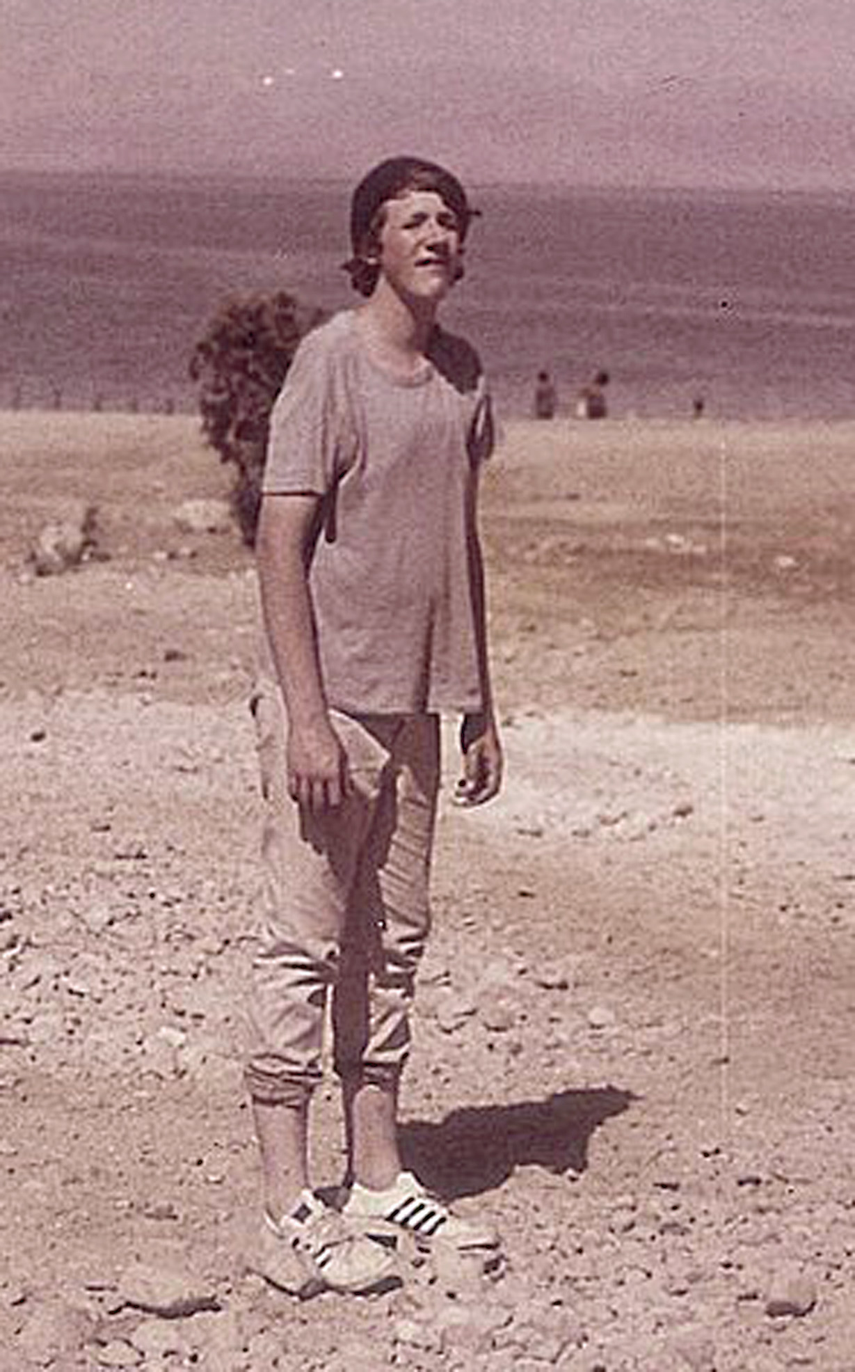 Kevin at the Dead Sea in 1973
